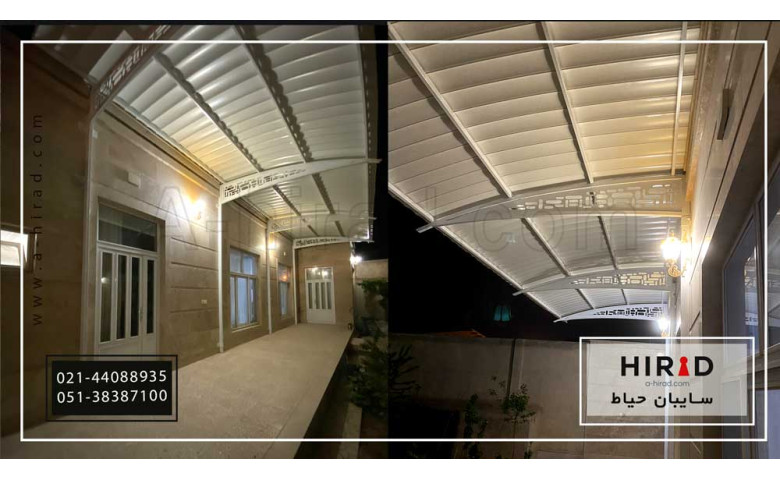 سایبان حیاط و تراس کد F-010